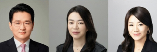 왼쪽부터 조원태 한진그룹 회장, 조현아 前 대한항공 부사장, 조현민 前 대한항공 전무